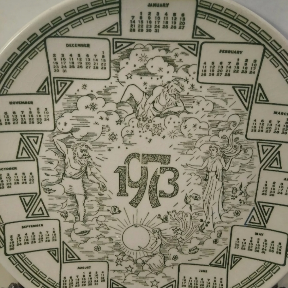 Mount Clemens China 10 1/4 “Zodiac Four 4 Seasons